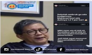 Akun FansBase Rocky Gerung unggah Kritik tajam kepada Program MBG.