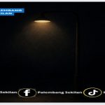 Ilustrasi lampu jalan