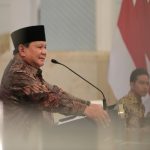Presiden Republik Indonesia Prabowo Subianto Saat di Istana