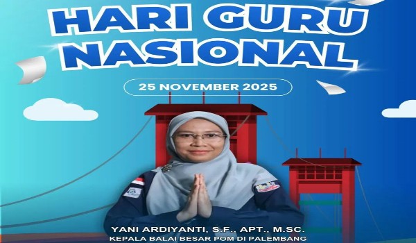 Kepala BPOM Palembang Yani Ardiyanti, SE.,APT.,M.SC. Foto : Ist