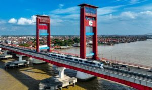 Jembatan Ampera Kota Palembang. Foto : Ist