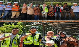 Dewi Yustisiana, SH.,M.Kn Saat Meninjau Langsung Pemberdayaan Ekonomi di Muara Enim. Bersama Tenaga Ahli dan Masyarakat serta Jajaran PT DBU. Foto : Ist