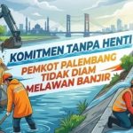 Ilustrasi Petugas dari Pemkot Palembang Artificial Intelegensia (AI), Foto : AI/ Redaksi