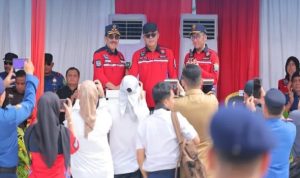 Sekda Kota Palembang Aprizal Hasyim Saat Meresmikan National Firefighter Skill Competition (NFSC) 2026. Foto : Humas pemkot