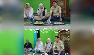 Anggota DPR RI dari Fraksi Golkar Dewi Yustisiana beserta Tim saat berada di Komplek Mandala Indah, Muara Enim. Foto : Instagram Dewi Yustisiana/Nto