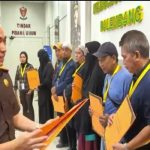 Kegiatan serah terima ini dipimpin langsung oleh Kepala Kejaksaan Negeri Palembang, M. Ali Akbar, S.H., M.H., bertempat di kantor Kejari Palembang. Foto : Instagram Kejaripalembang/nto