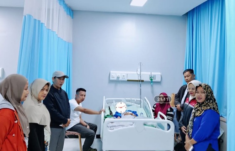 Suasana kamar PS saat di Rumah Sakit Bhayangkara. Foto : Ist