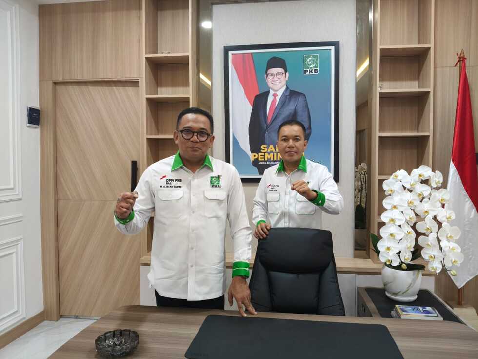 H. A. Imam Sukri, saat memantau pemaparan struktur dan program kerja DPC PKB se Sumatra Selatan (Sumsel) di kantor DPW PKB Sumsel, Kota Palembang. Foto : Palembangsekilan.com