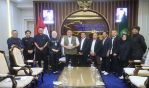 Pengda JMSI Sumsel Audiensi Bersama Gubernur Sumsel Herman Deru. Foto : Humas Pemprov Sumsel/Nto