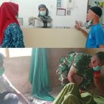 Warga Gandus saat berada di RSUD Gandus dan warga sakit saat di tindak lanjuti pihak nakes. Foto : Nto/red