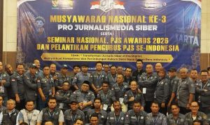 Mahmud Marhaba Terpilih Aklamasi Pimpin PJS Periode 2026–2027, Munas III Tegaskan Langkah Menuju Konstituen Dewan Pers. Foto : PJS/Noto