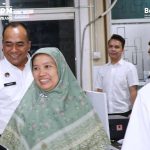 Kepala Kantah Kota Palembang, Dhona Fiermansyah Lubis, S.ST., M.M., QRMP., beserta para Pejabat Pengawas, Tim Itjen Kementerian ATR/BPN. Foto : kantah Palembang/red