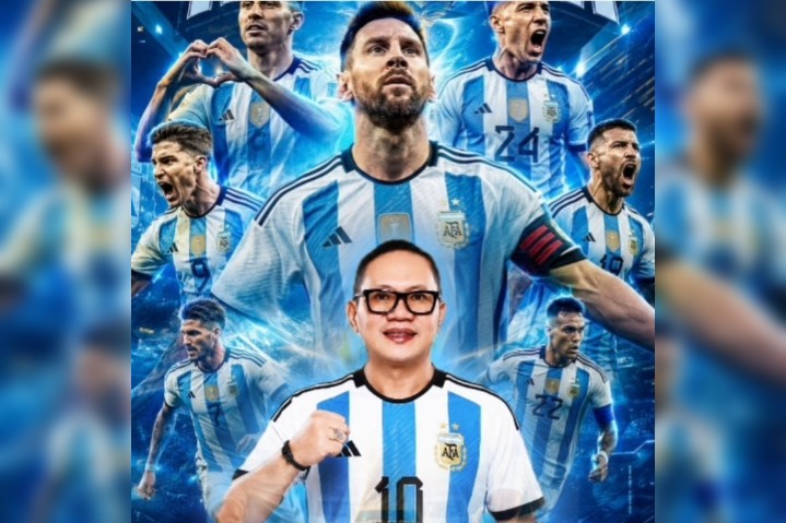 Firdaus Hasbullah SH MH Jagokan Argentina Juara di Piala Dunia 2026. Foto : FH/Red