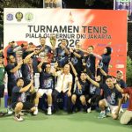 Kementerian ATR/BPN Raih Juara II Beregu Turnamen Tenis Piala Gubernur DKI Jakarta 2026. Foto : ATR/BPN