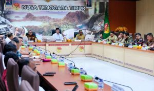 Rakor Bersama Pemda Se-NTT, Menteri Nusron Minta Dukungan Kepala Daerah Wujudkan Transformasi Layanan Pertanahan. Foto : Ist