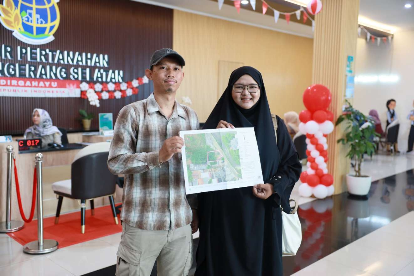 Masyarakat Dapat Jadwal Ukur Tanah yang Lebih Jelas Berkat Layanan Pengukuran Terjadwal. Foto : Ist