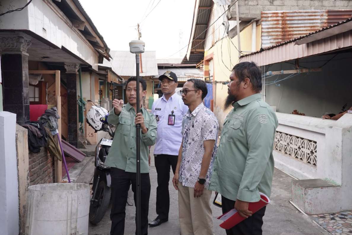 Pengukuran Terjadwal Jadi Cara Kementerian ATR/BPN Benahi Alur Kerja Petugas Ukur dan Edukasi Masyarakat Foto : Atr/Bpn