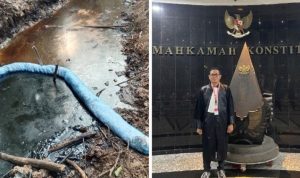 Kuasa hukum Amril, S.T., S.H., M.H saat di Mahkamah Konstitusi dan Dokumentasi Pencemaran Lingkungan Sungai. Foto : Ist Kuasa hukum Amril, S.T., S.H., M.H saat di Mahkamah Konstitusi dan Dokumentasi Pencemaran Lingkungan Sungai. Foto : Ist
